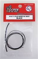 Plug Wires With Boot Black