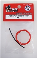 Plug Wires With Boot Red