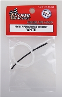 Plug Wires With Boot White