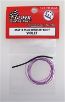 Plug Wires With Boot Violet
