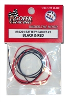 Battery Cables Black and Red
