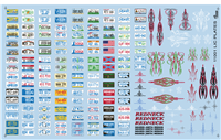 License Plates Model Car Kit Decal Sheet 1/24 1/25 Scale