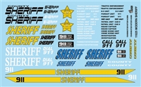 Gofer Racing Sheriff Decal Sheet 11025