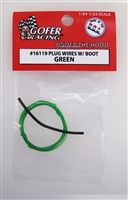 Plug Wires With Boot Green