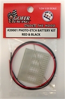 Photo Etch Battery Kit Red & Black